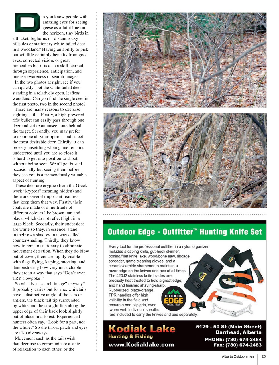 Alberta Outdoors Preview Pages
