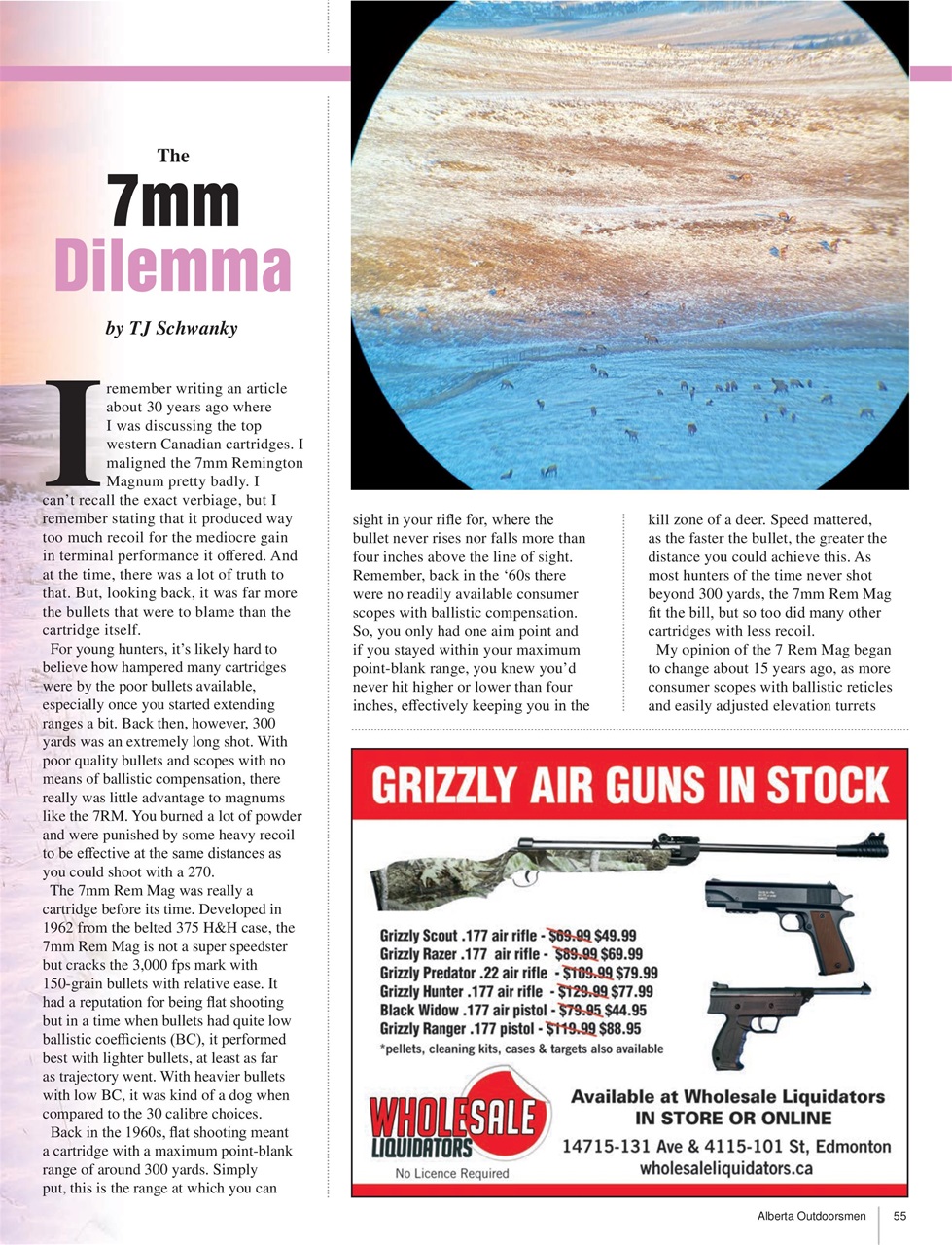 Alberta Outdoors Preview Pages