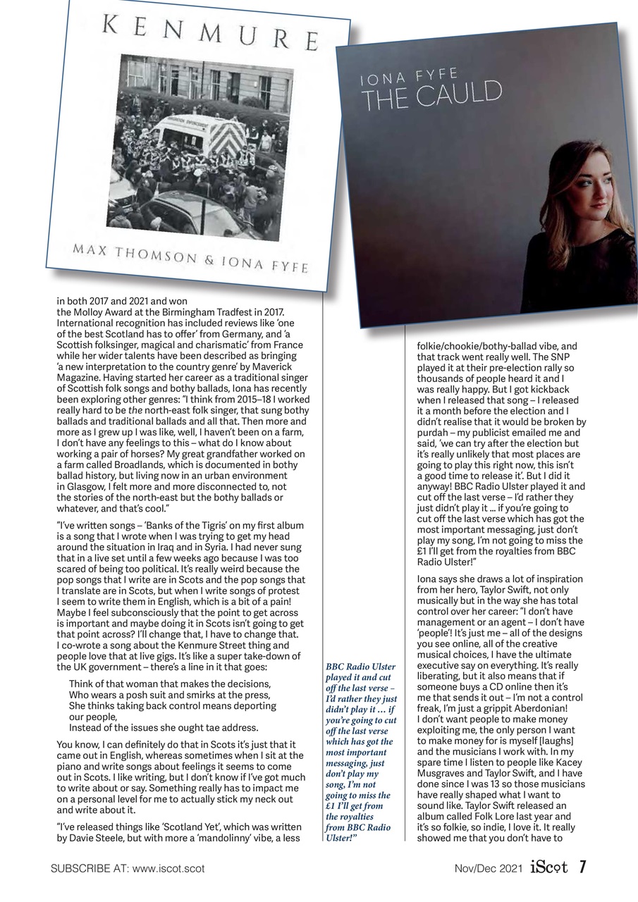 iScot Magazine Preview Pages