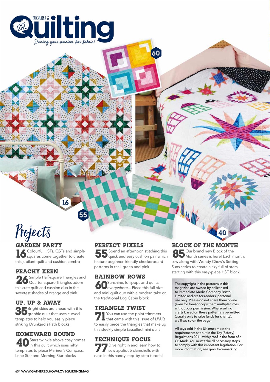 Love Patchwork & Quilting Preview Pages