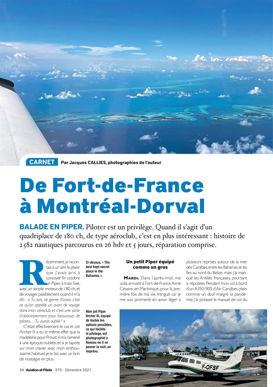 Aviation et Pilote Preview Pages