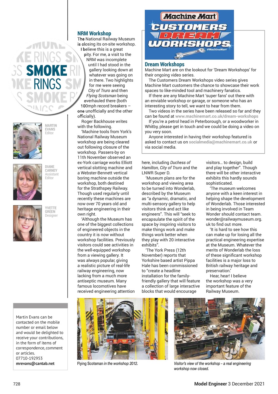 Model Engineer Preview Pages