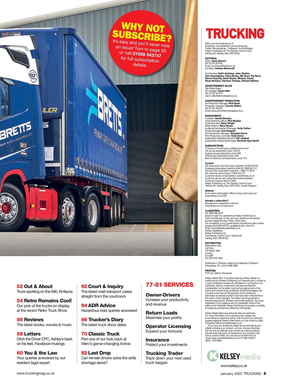 Trucking Magazine Preview Pages