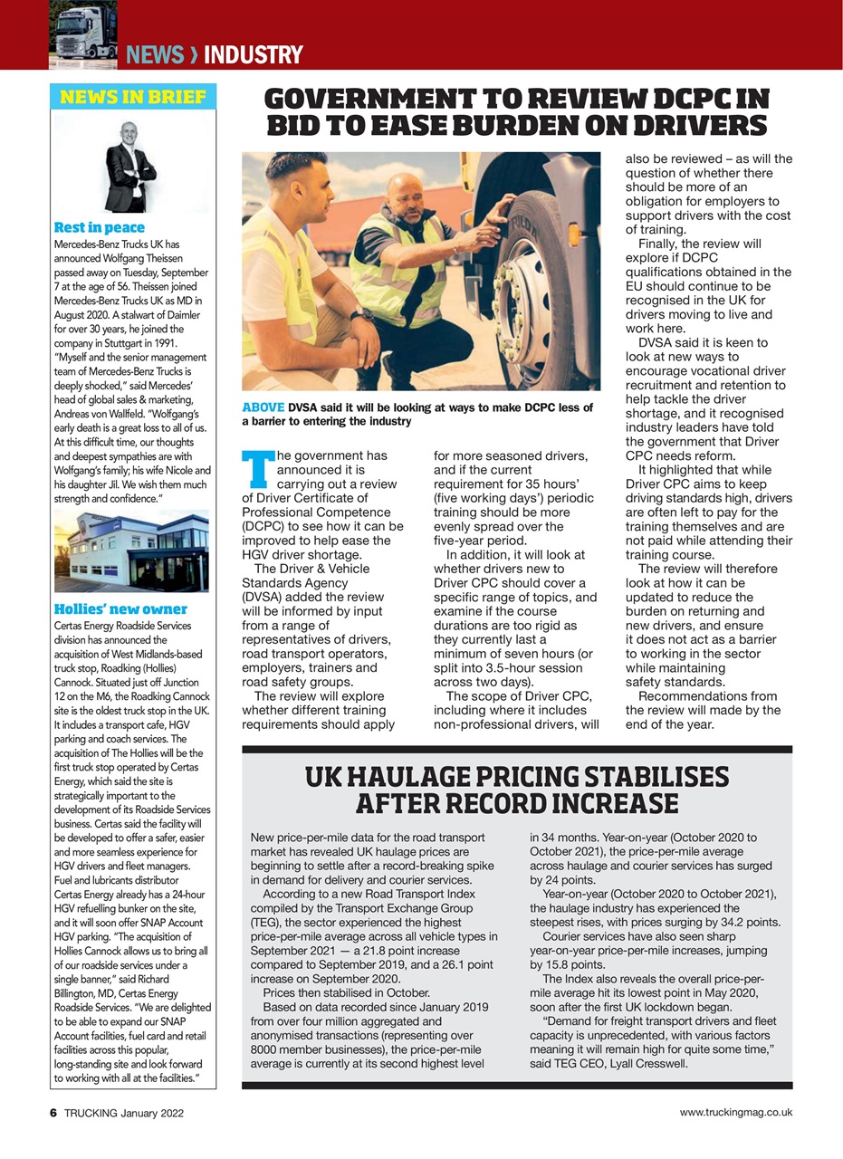 Trucking Magazine Preview Pages