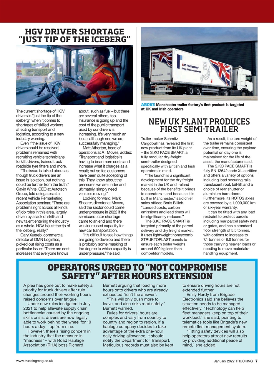 Trucking Magazine Preview Pages