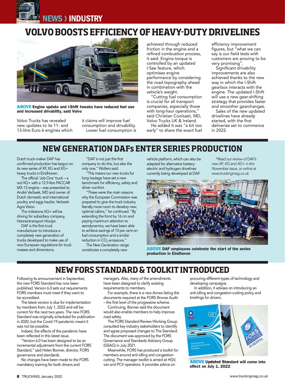 Trucking Magazine Preview Pages