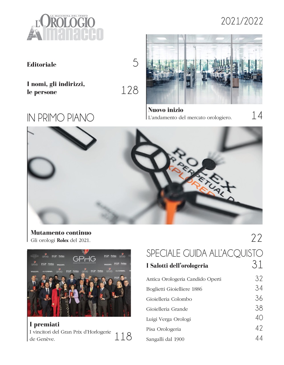 L'Orologio Preview Pages