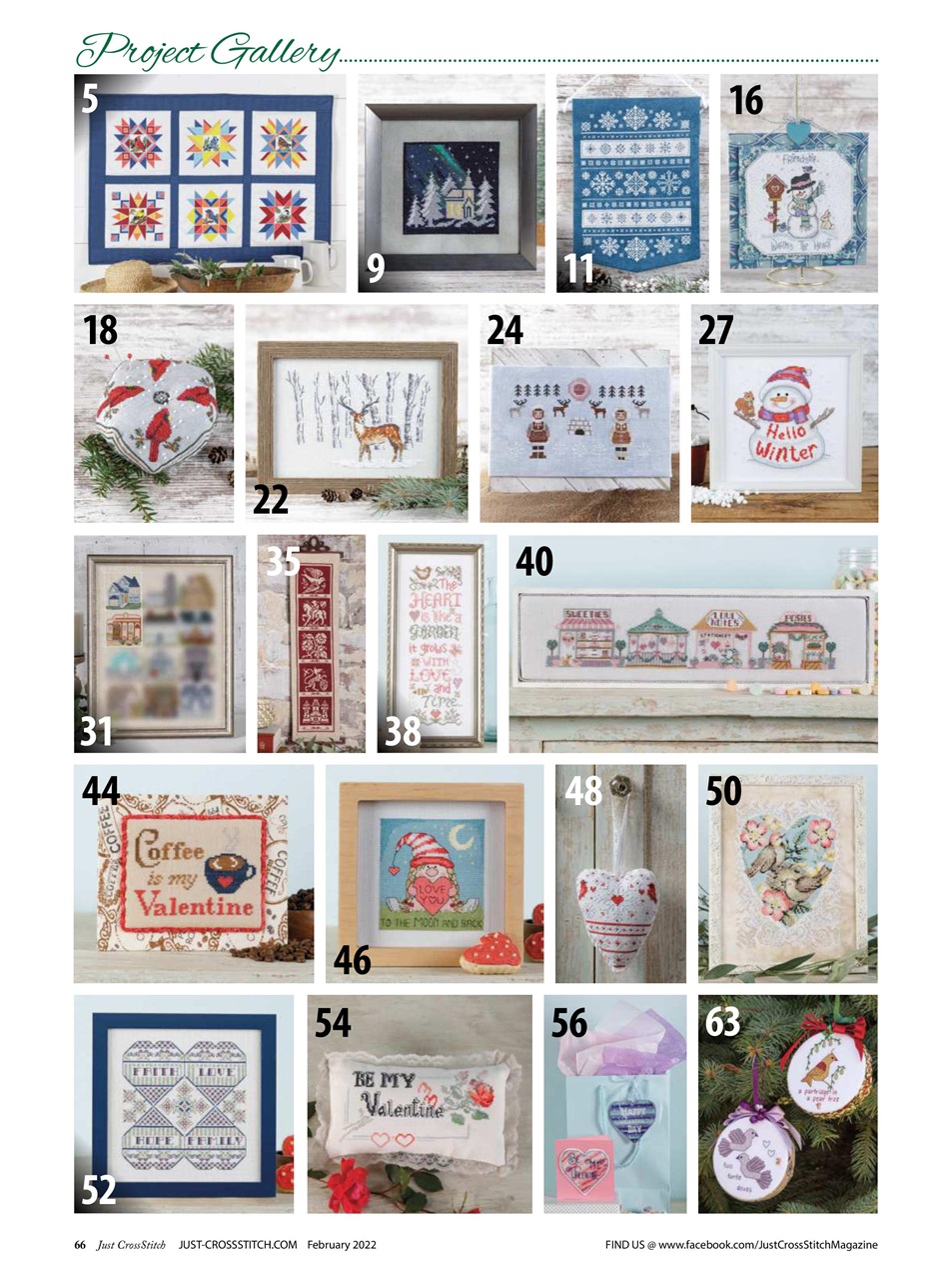 Just CrossStitch Preview Pages
