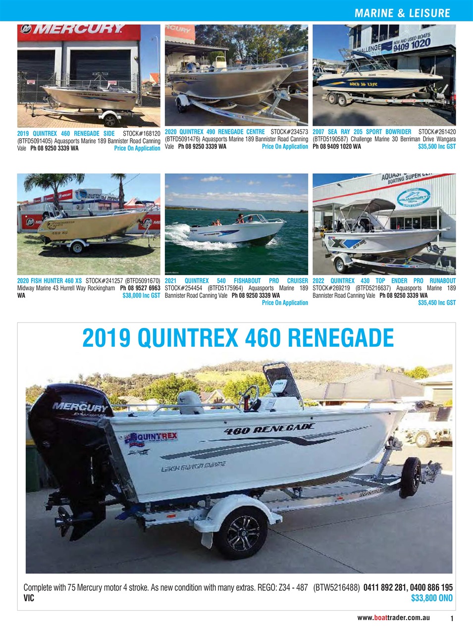 Boat Trader Australia Preview Pages