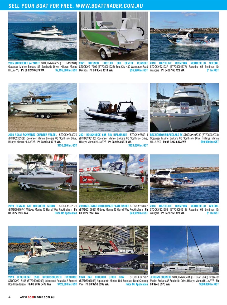 Boat Trader Australia Preview Pages