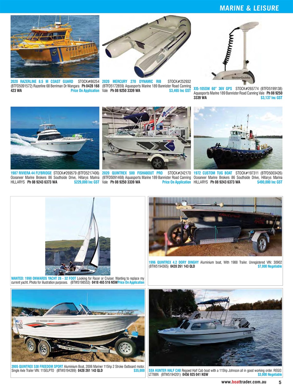 Boat Trader Australia Preview Pages