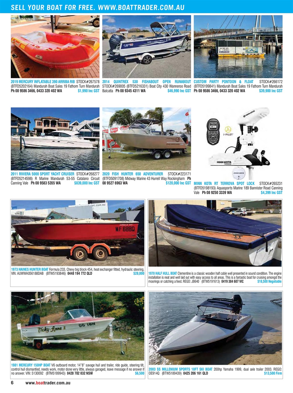 Boat Trader Australia Preview Pages