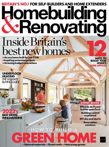Homebuilding & Renovating Magazine issue January 2022
