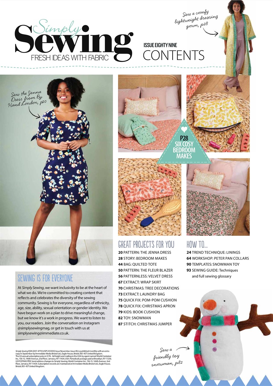 Simply Sewing Preview Pages