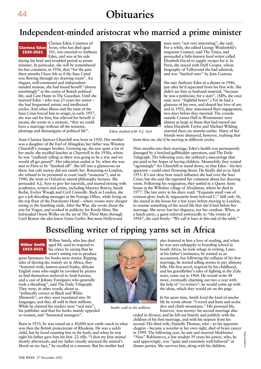 The Week Preview Pages