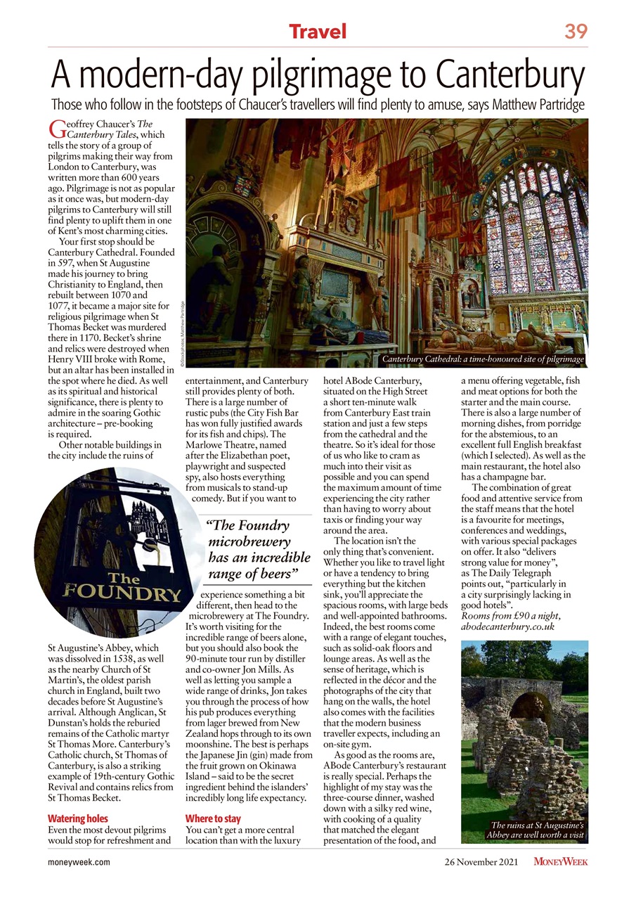 MoneyWeek Preview Pages