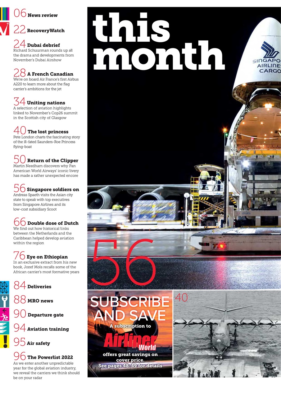 Airliner World Preview Pages