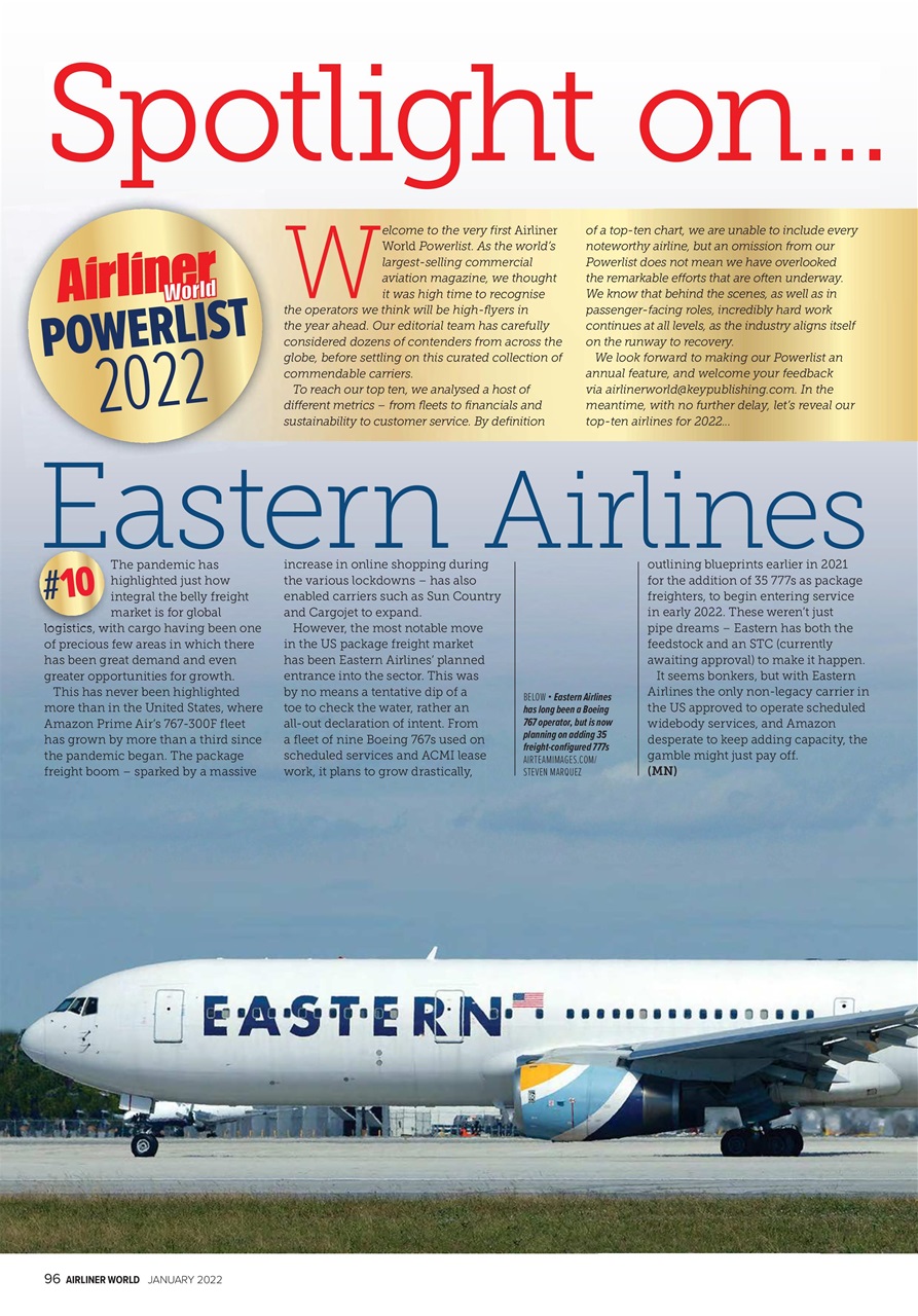 Airliner World Preview Pages