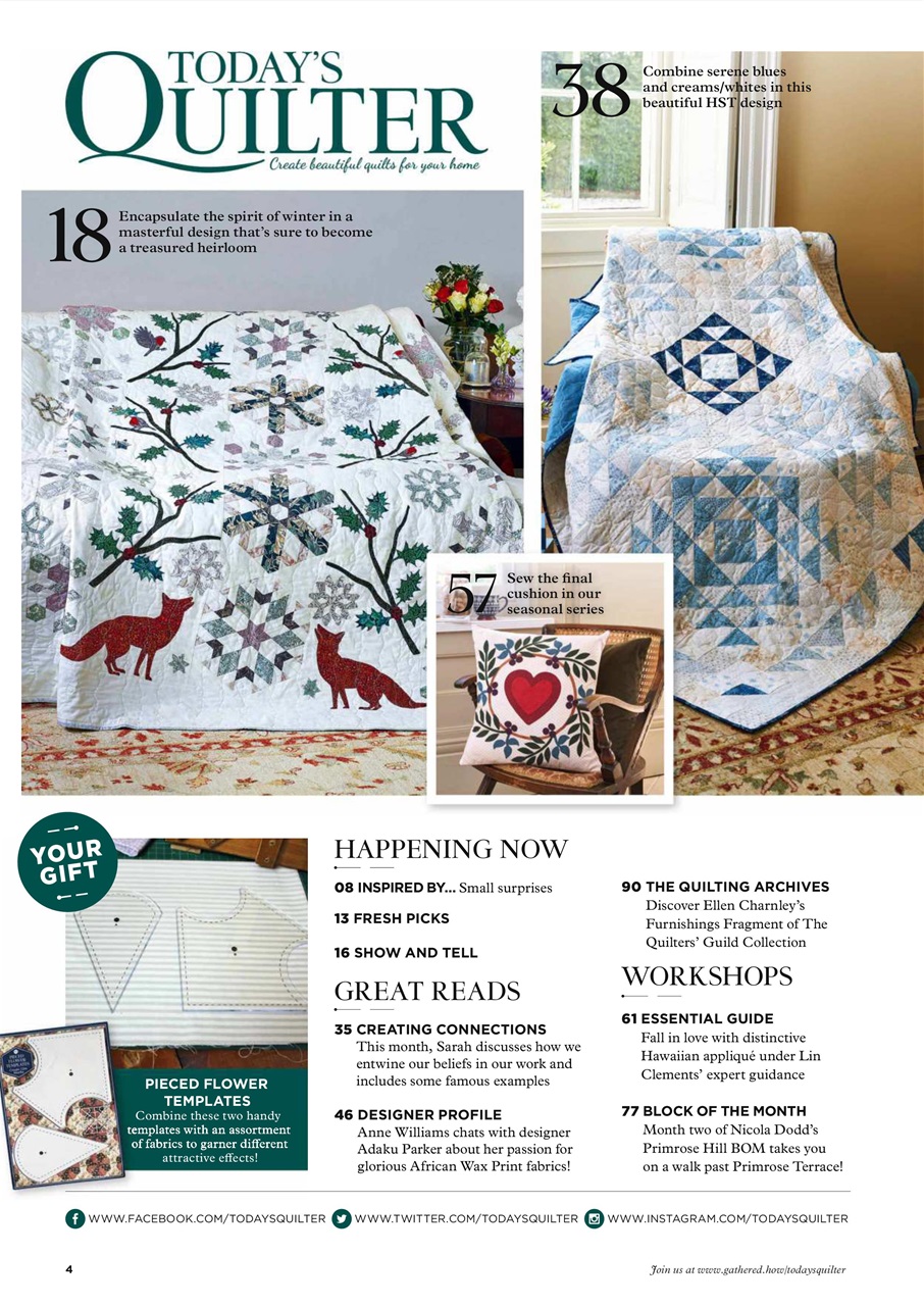 Today’s Quilter Preview Pages