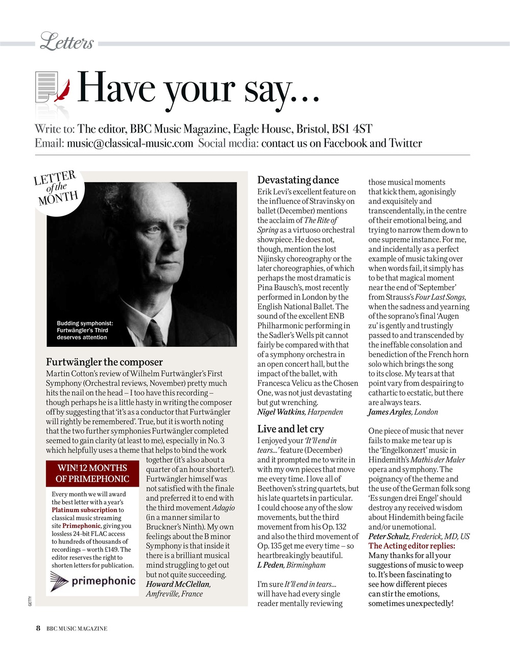 BBC Music Magazine Preview Pages