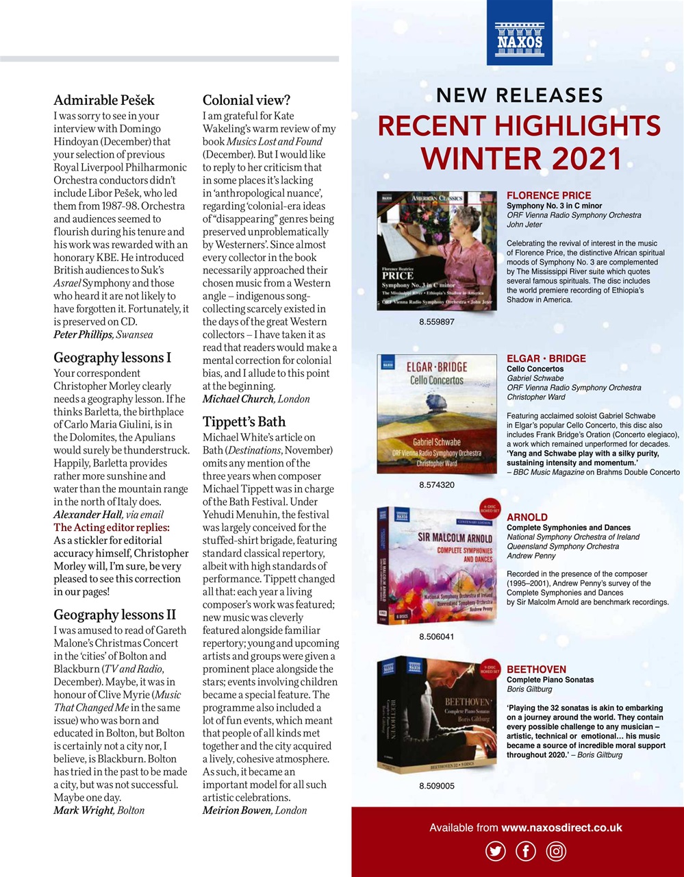 BBC Music Magazine Preview Pages