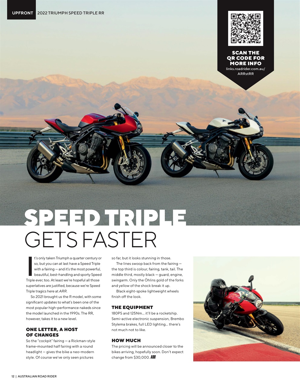 Australian Road Rider Preview Pages