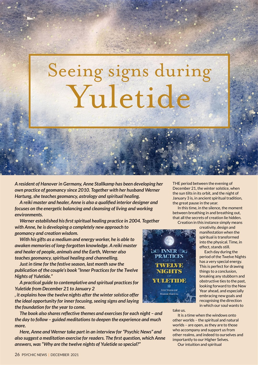 Psychic News Preview Pages