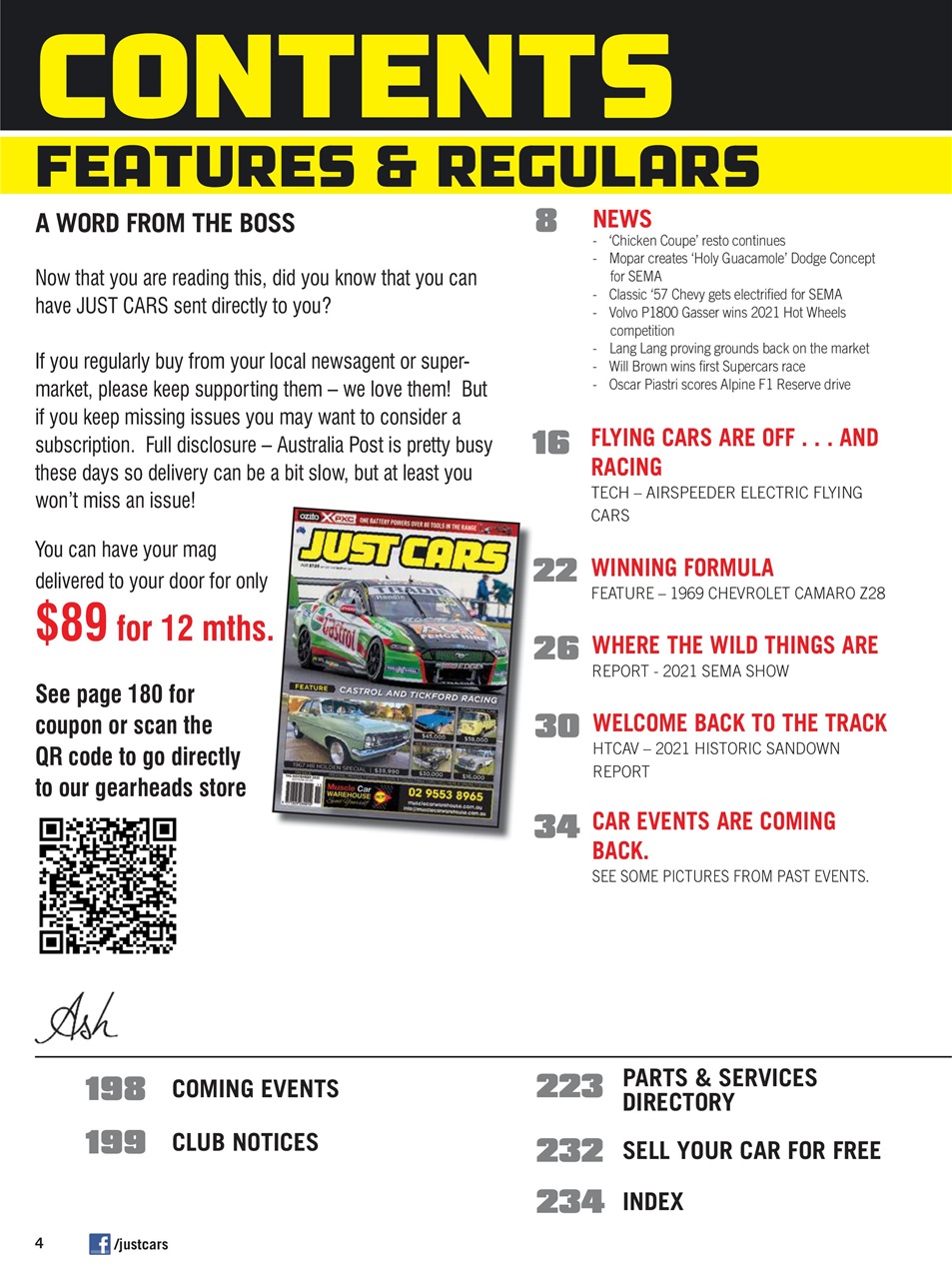 JUST CARS Preview Pages