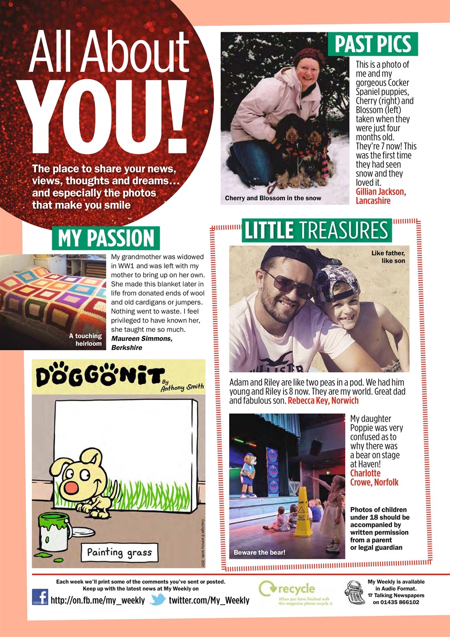 My Weekly Preview Pages