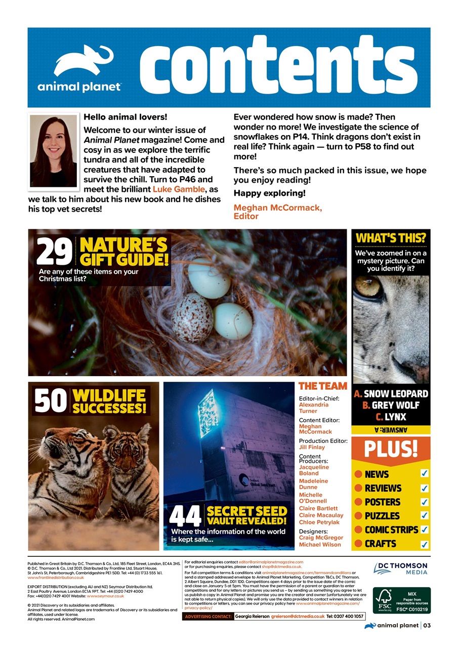 Animal Planet Kids Preview Pages