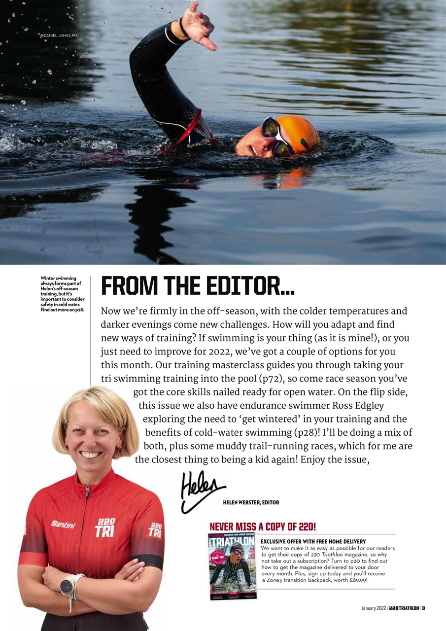 220 Triathlon Magazine Preview Pages