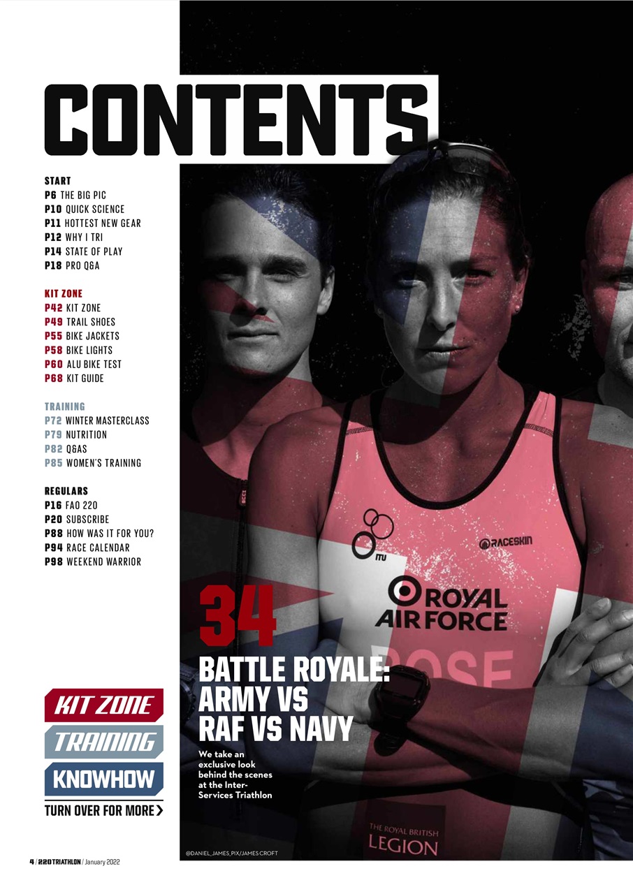 220 Triathlon Magazine Preview Pages