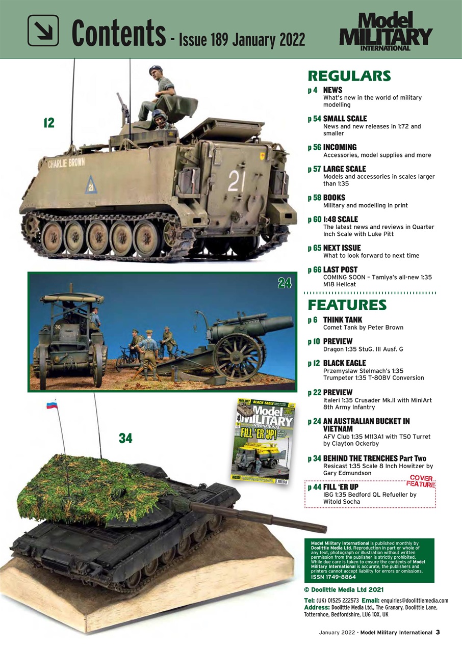 Military Modelling International Magazine Preview Pages