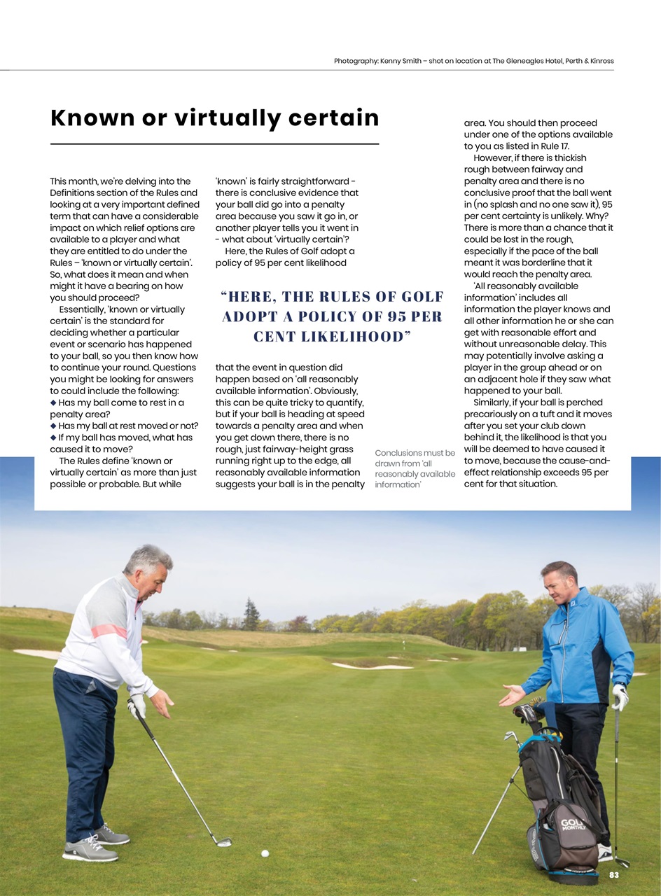 Golf Monthly Preview Pages