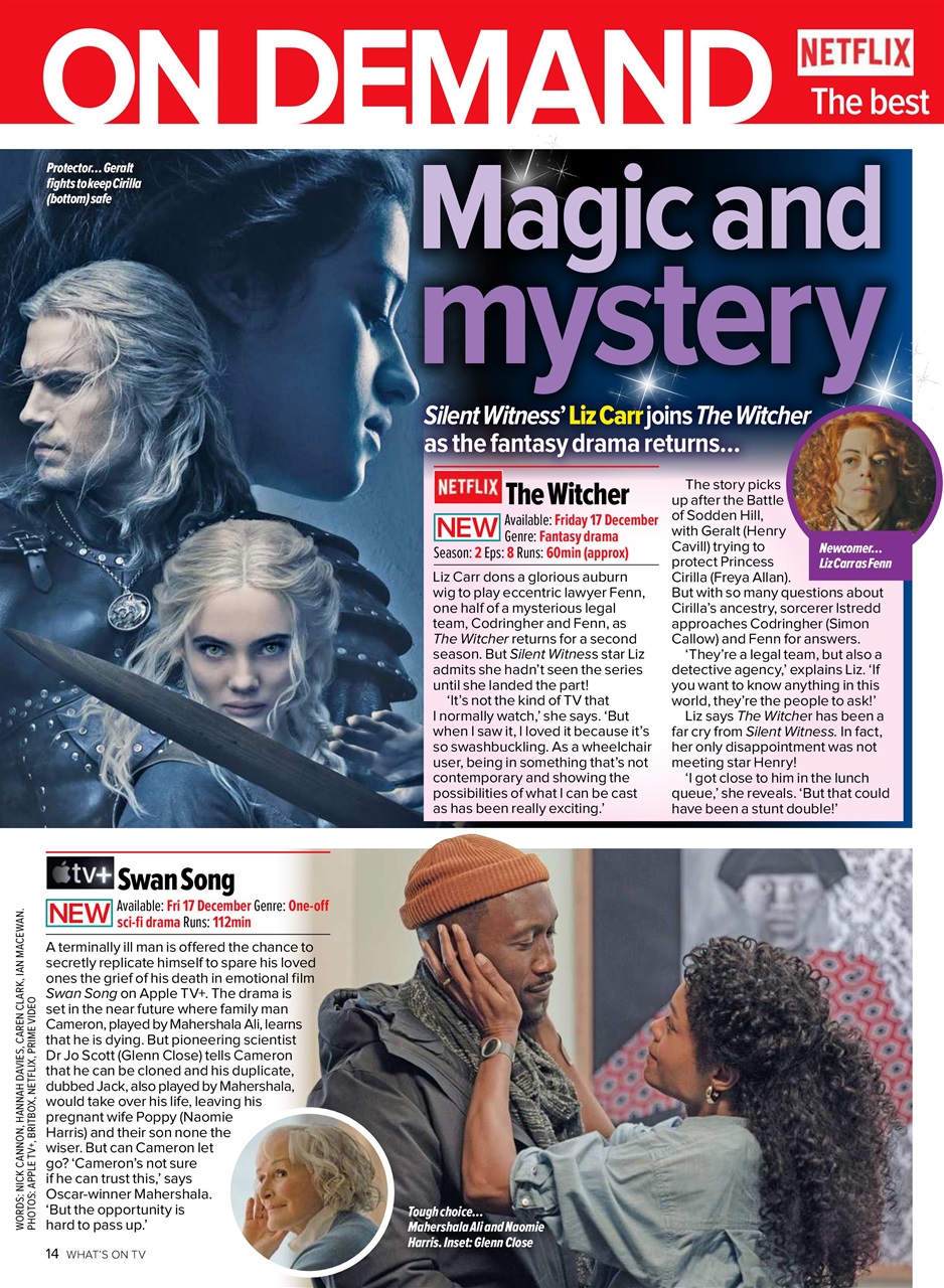 What's on TV Preview Pages