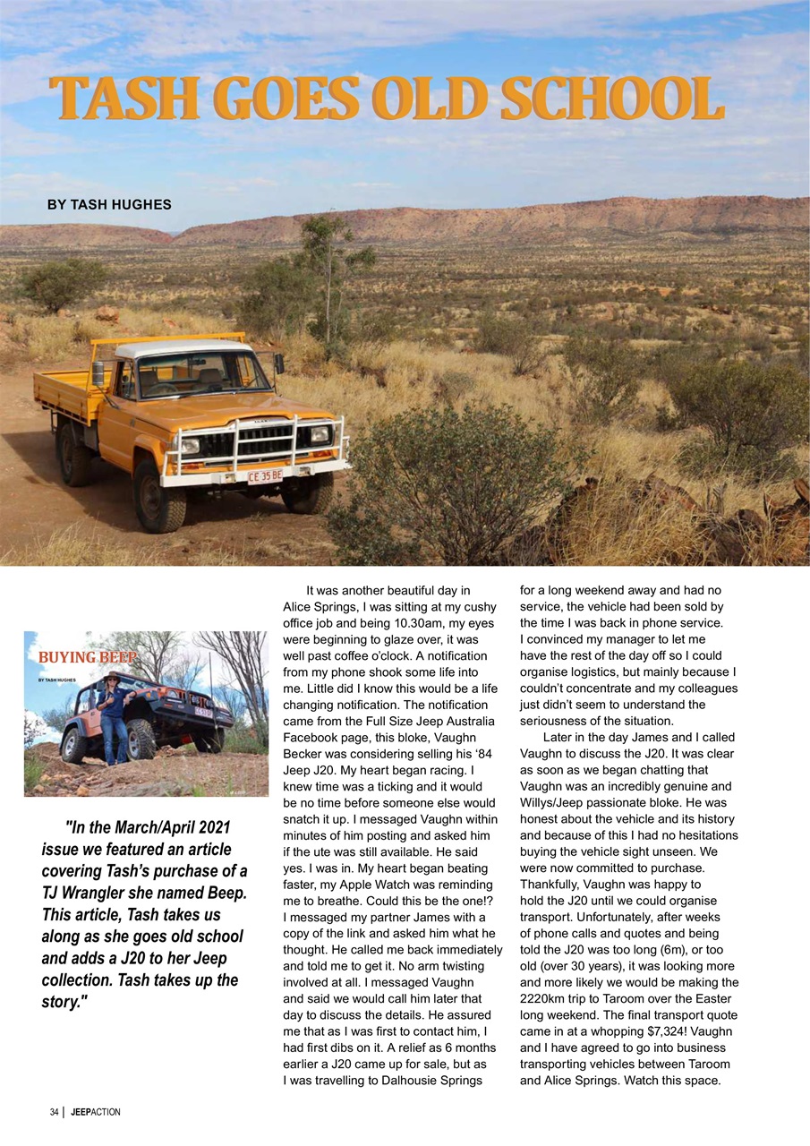 Jeep Action Preview Pages