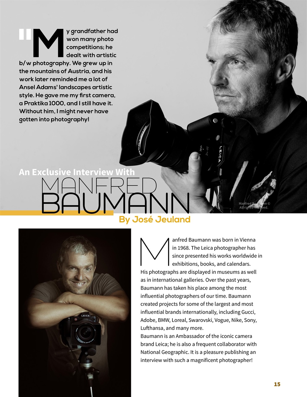 Lens Magazine Preview Pages