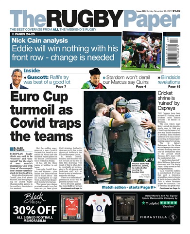 The Rugby Paper issue 28 Nov 2021