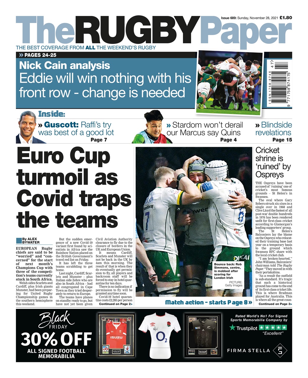 The Rugby Paper Preview Pages