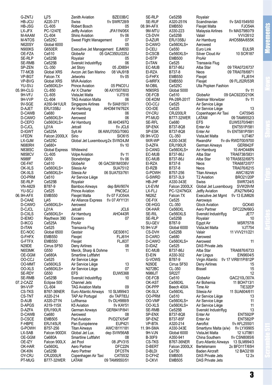 Scramble Magazine Preview Pages