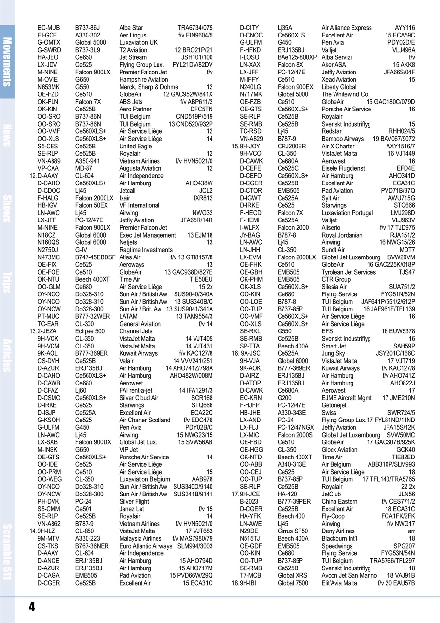 Scramble Magazine Preview Pages