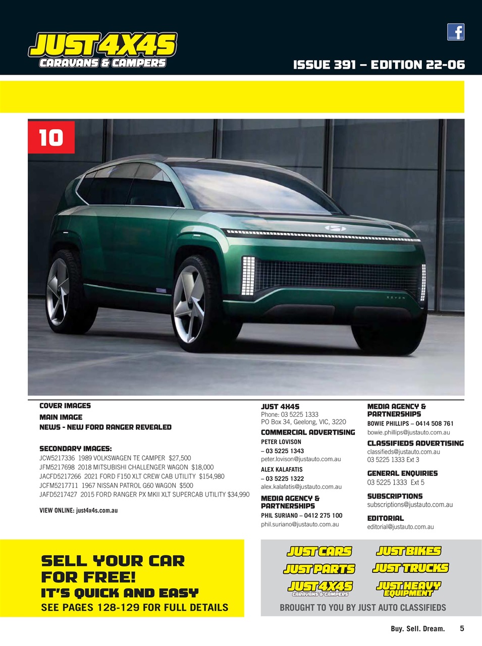 JUST 4X4S Preview Pages