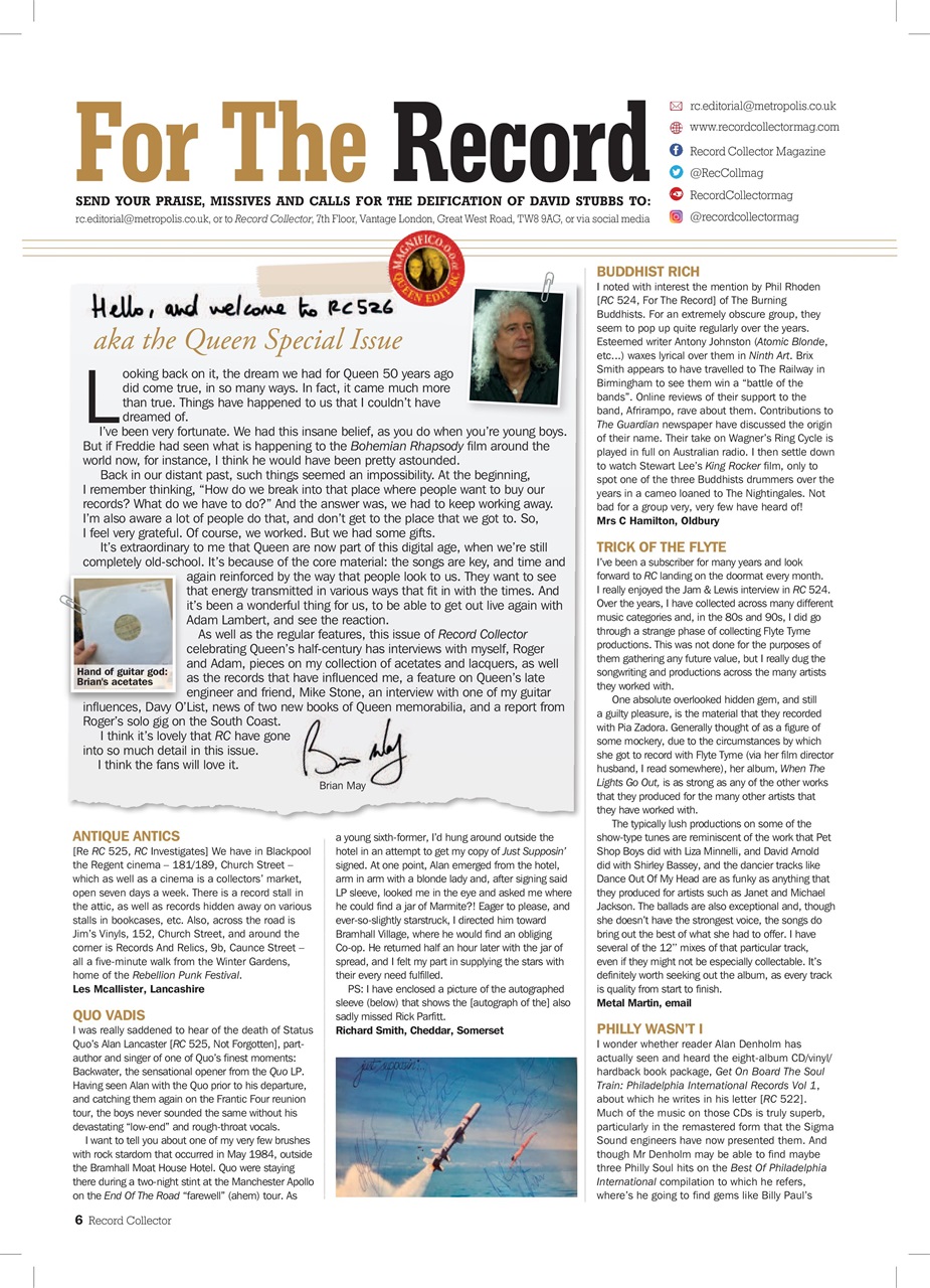 Record Collector Preview Pages