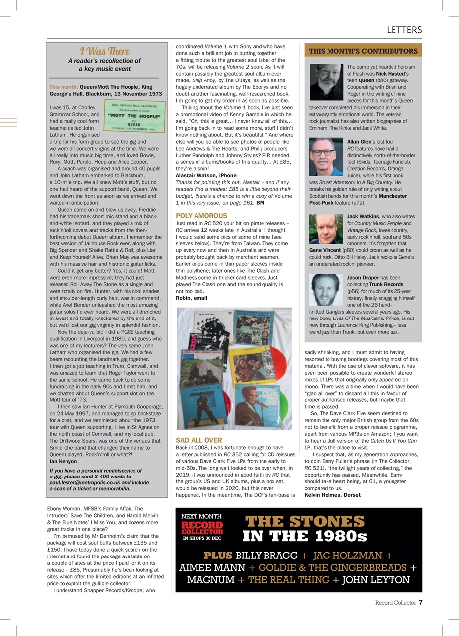 Record Collector Preview Pages