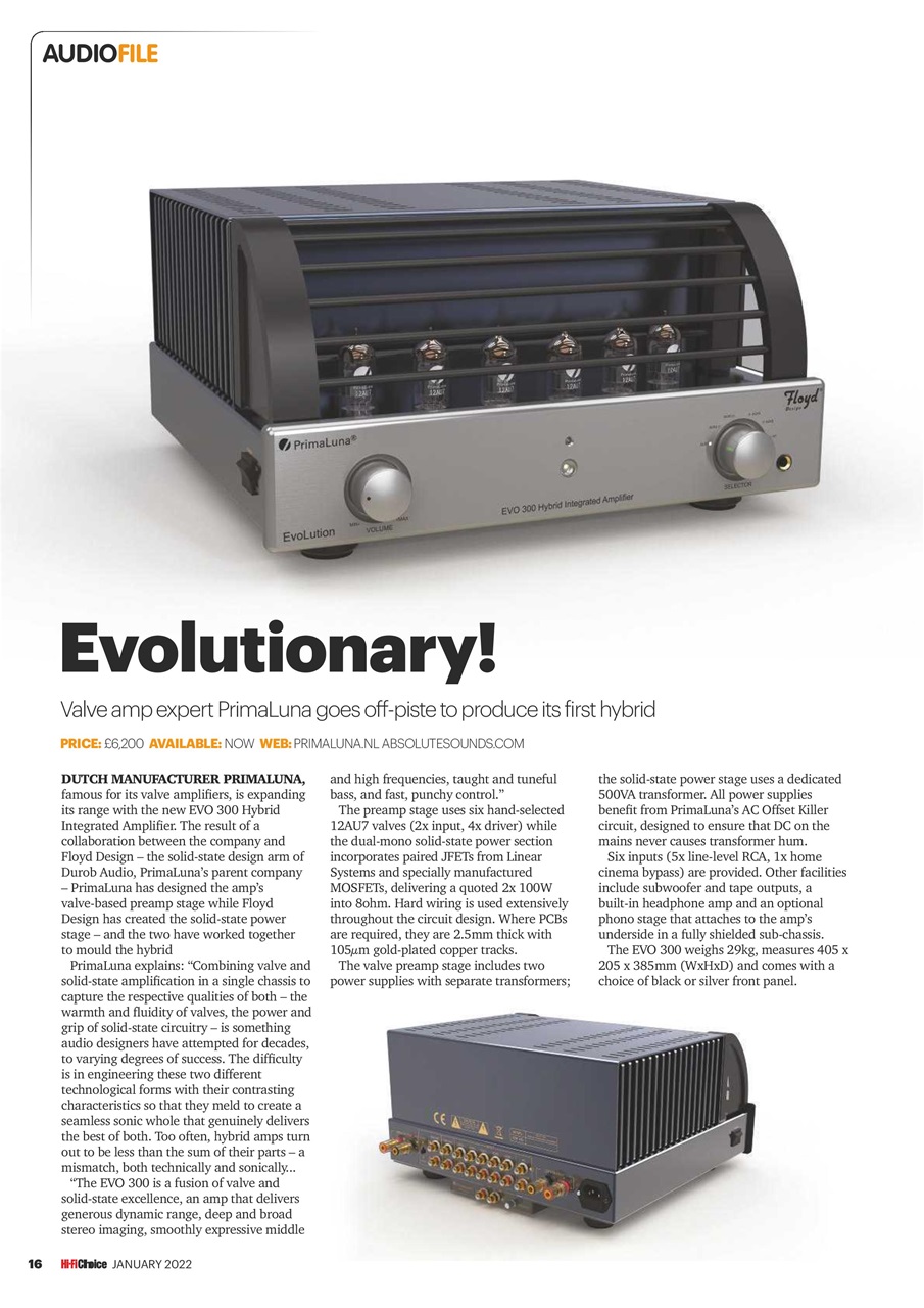 Hi-Fi Choice Preview Pages