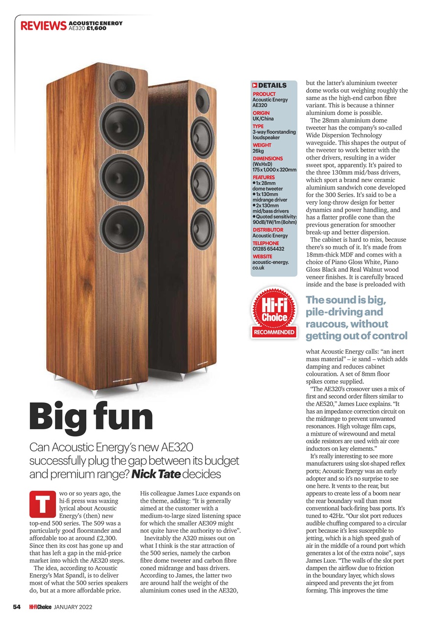 Hi-Fi Choice Preview Pages