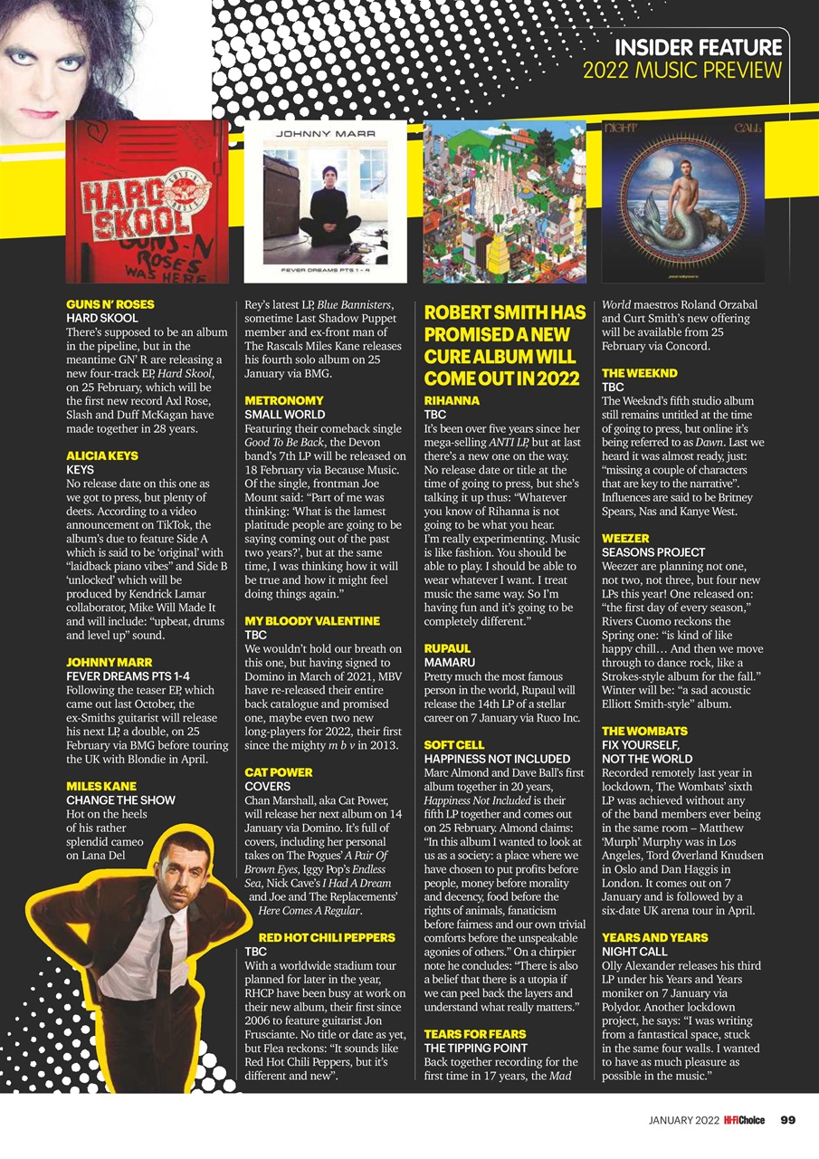 Hi-Fi Choice Preview Pages