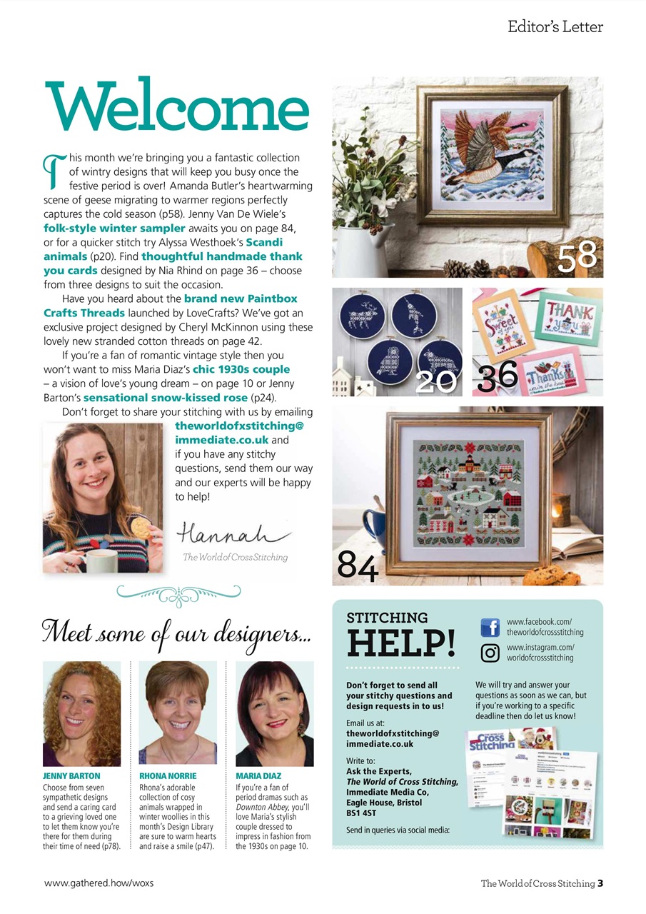 The World of Cross Stitching Preview Pages