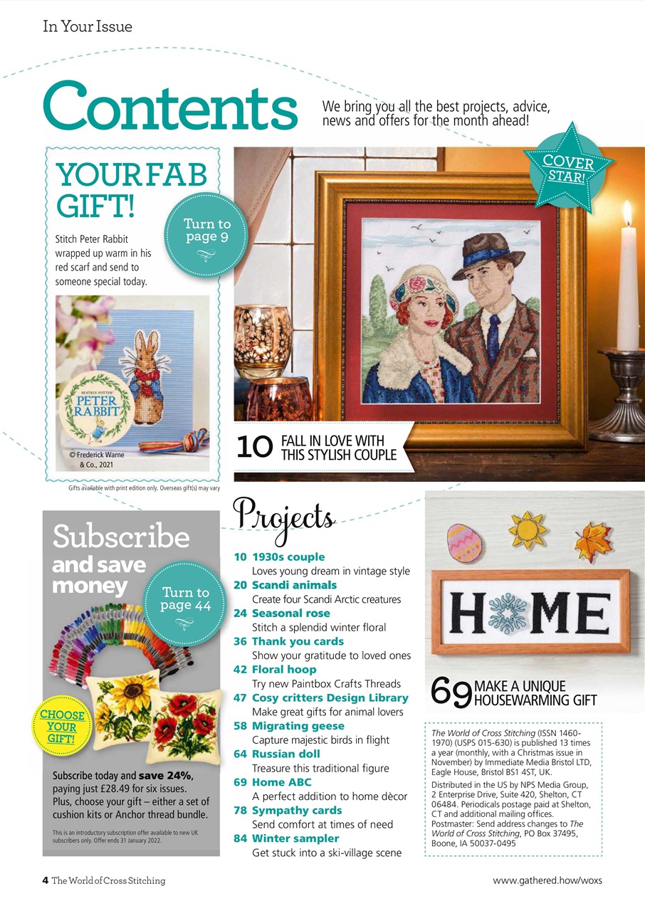 The World of Cross Stitching Preview Pages