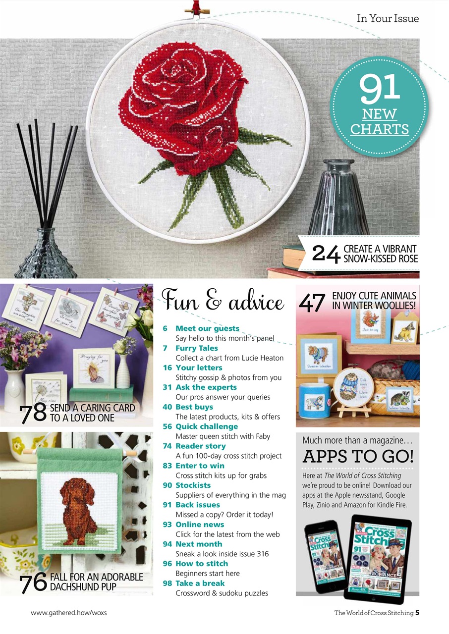 The World of Cross Stitching Preview Pages